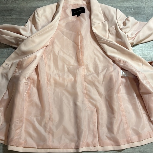 Banana republic large soft waist Blazer color pink blush size 10 - Picture 5 of 8
